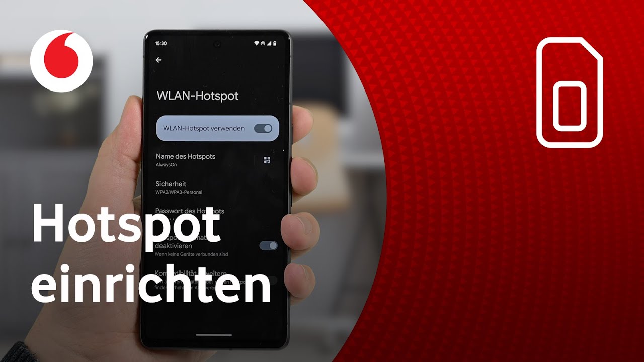 Hotspot einrichten: Android-Smartphone