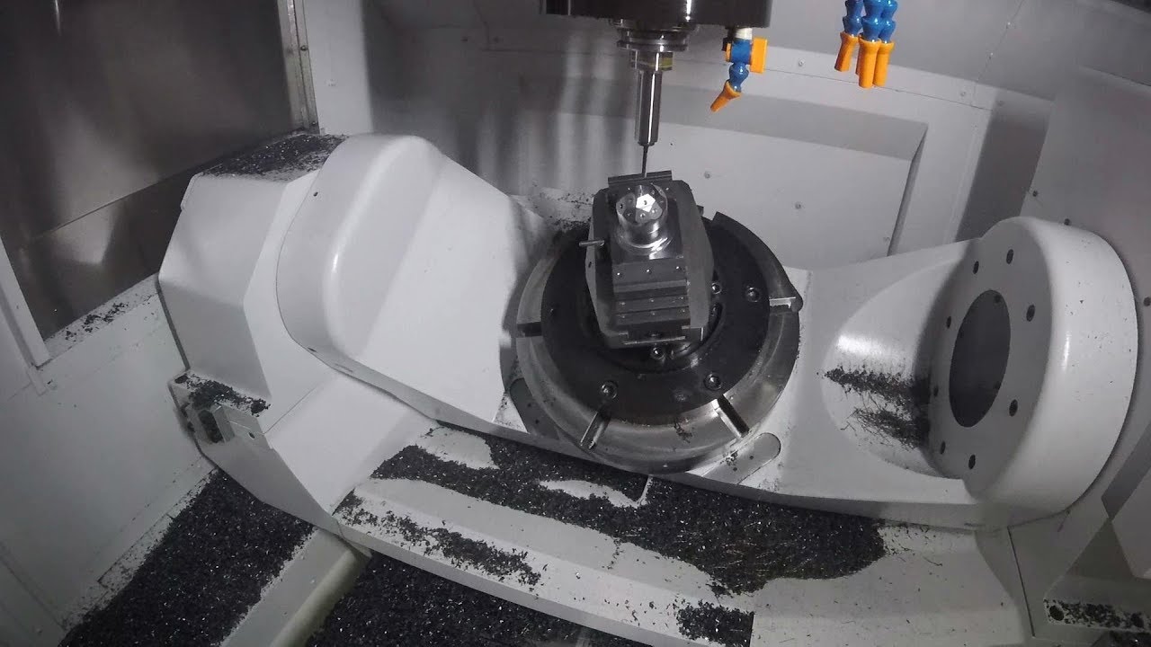Getting Started With 5-Axis - PowerMill and Okuma Genos M460V 5AX - Dimpled Sphere