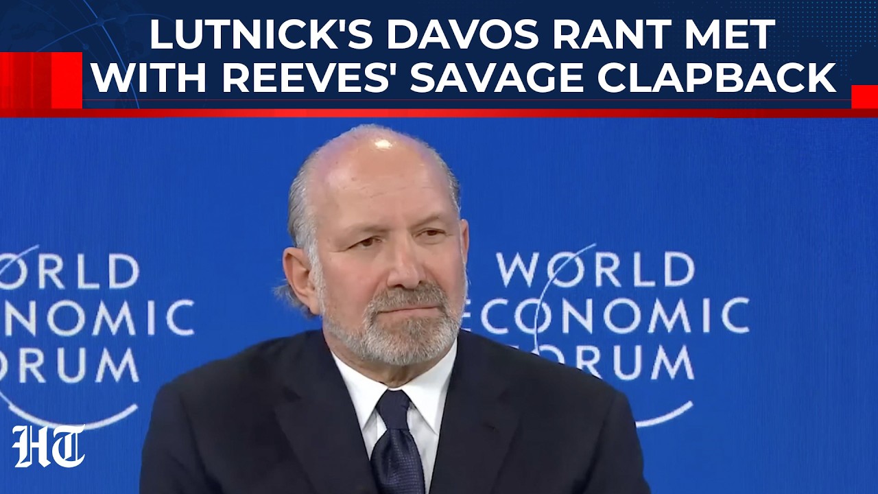 Davos Debate Turns Sharp: UK FM Reeves Reminds Trump's Top Man Lutnick That US & Europe Need Allies