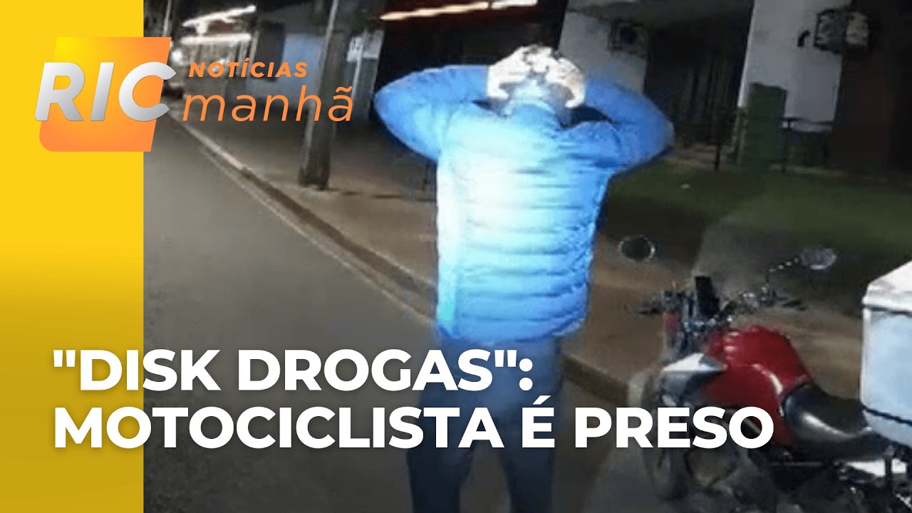 Motociclista suspeito é perseguido durante entrega; ele teria envolvimento com o 