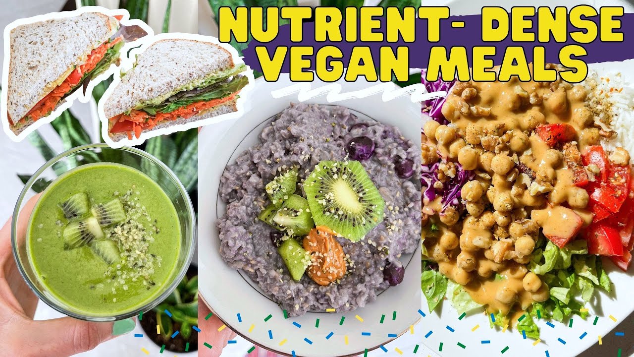 What I Ate Today Easy but NUTRIENT DENSE VEGAN MEALS 😋🌱