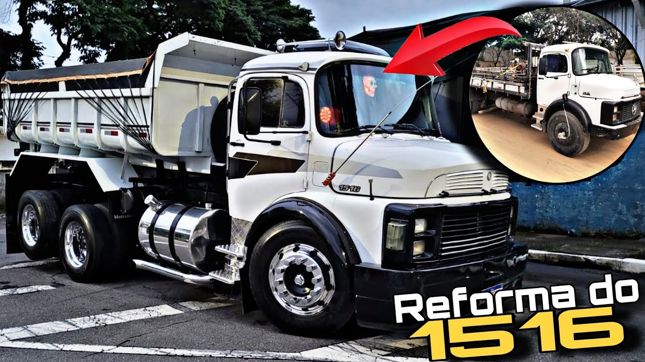 REFORMA DO MB 1516 DO SILAS TREVISAN - UM ANTES E DEPOIS TOP DEMAIS #muriçoca