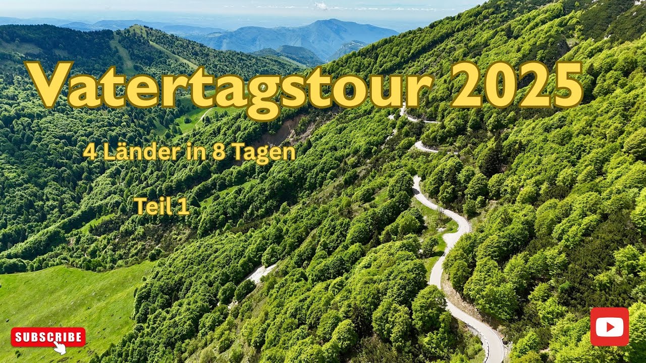4 Länder Motorradtour 2025 - Teil 1