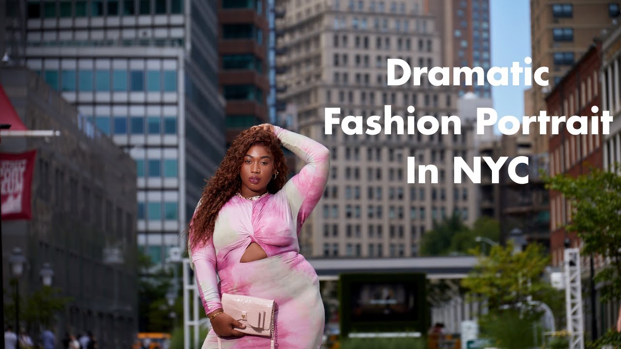 Dramatic Fashion Photoshoot In NYC|POV Off Camera Flash W/ Westcott FJ 400