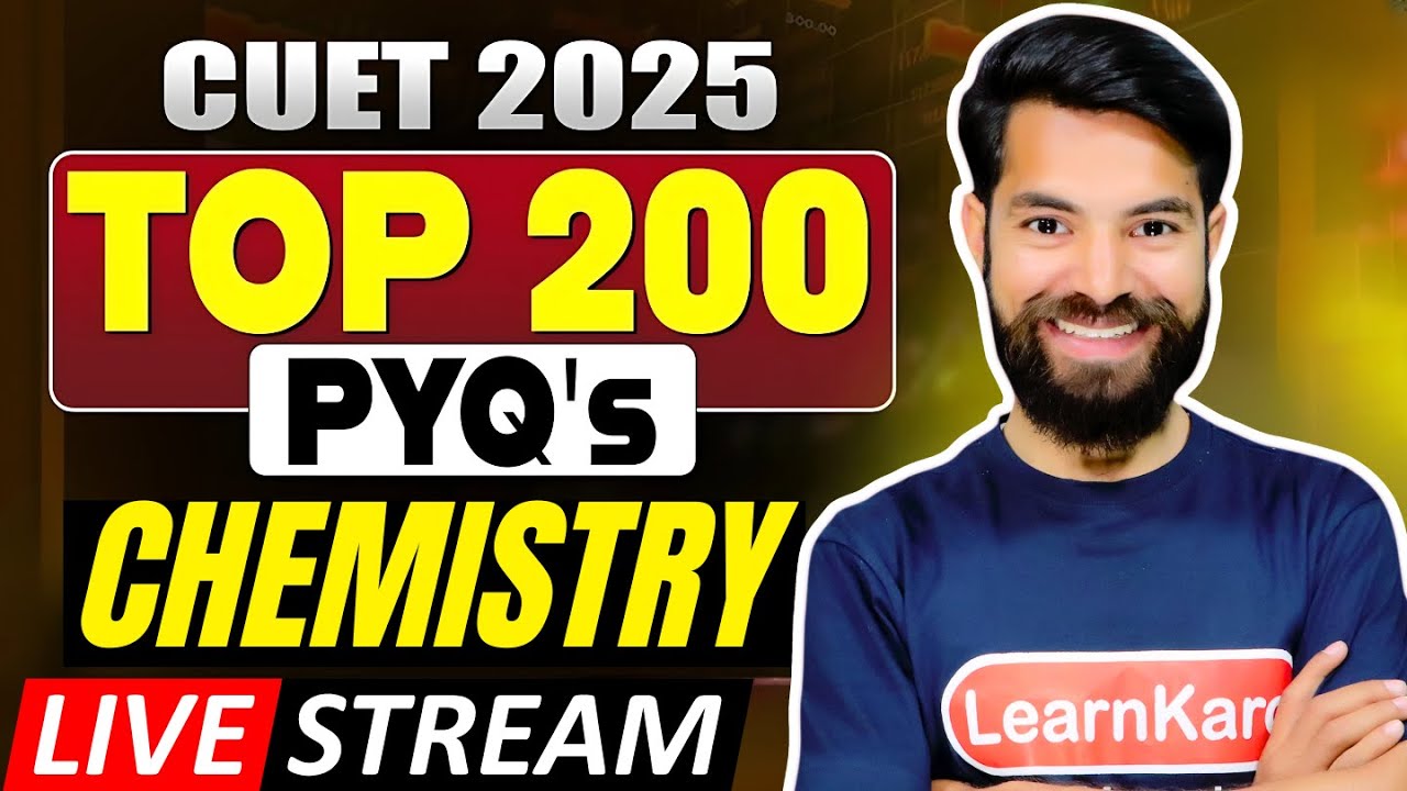 CUET 2025 | Chemistry | Most Important Questions Miss मत  करना🔥 #cuet