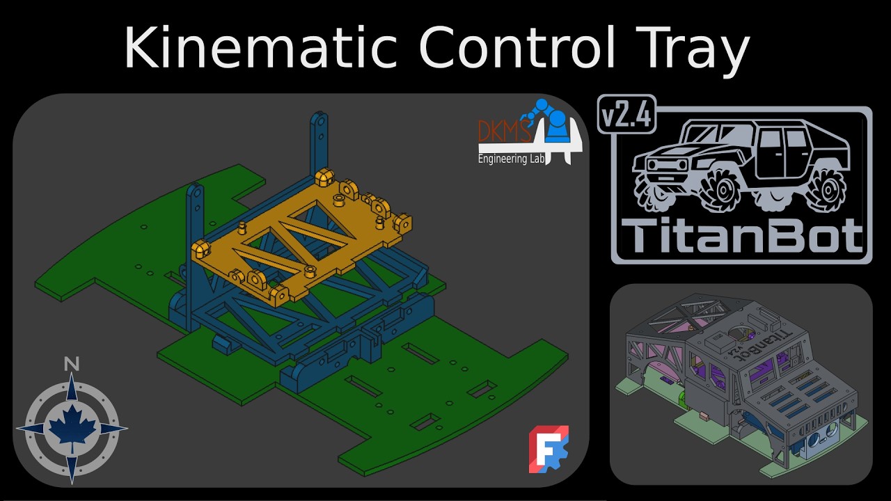 Part 5: The Kinematic Control Tray - TitanBot | FreeCAD Robotics Design