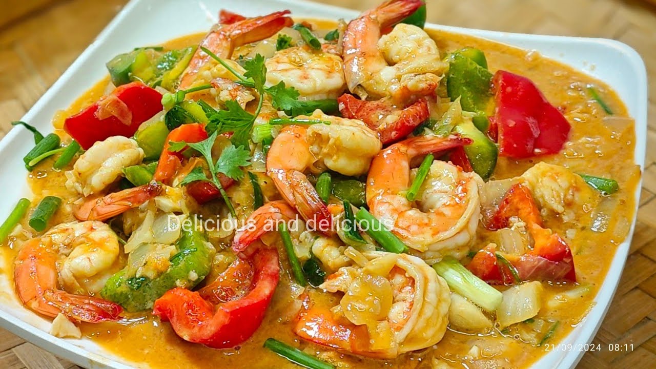 ឆាបង្គាពងទាប្រៃ ម្ហូបបើកភោជនីយដ្ឋាន ម្ហូបល្បីឆ្ងាញ់ Delicious food channel