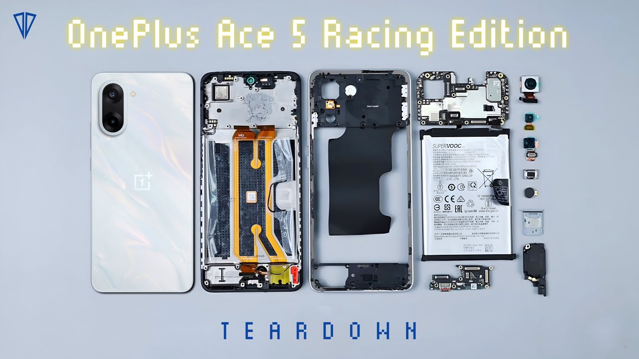 OnePlus Ace 5 Racing Edition TEARDOWN   See what's inside this phone!
