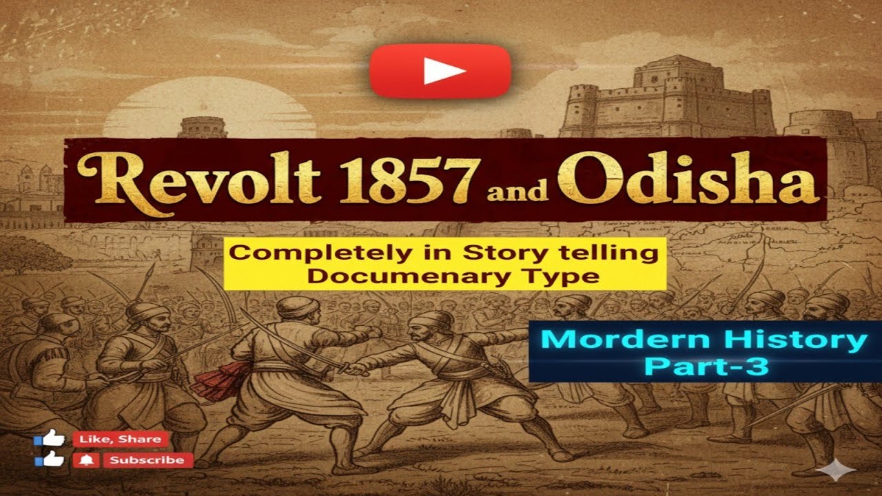 Part-19 | Odisha Modern History| Revolt Of 1857 In Odisha | The Forgotten Warriors 🔥#Odishahistory