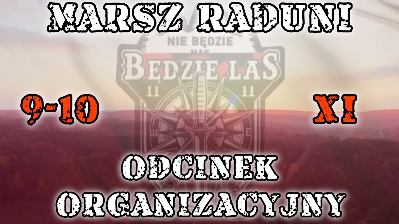 Marsz Raduni 2024 Odcinek Organizacyjny Terenowy Marsz Niepodległości Kaszuby #outdoor #patriotic