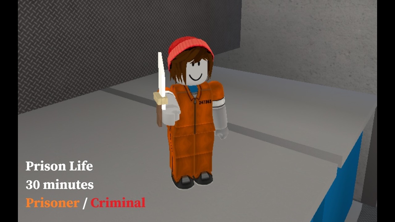 i was playing Prison Life (30 minutes as Prisoner/Criminal!)