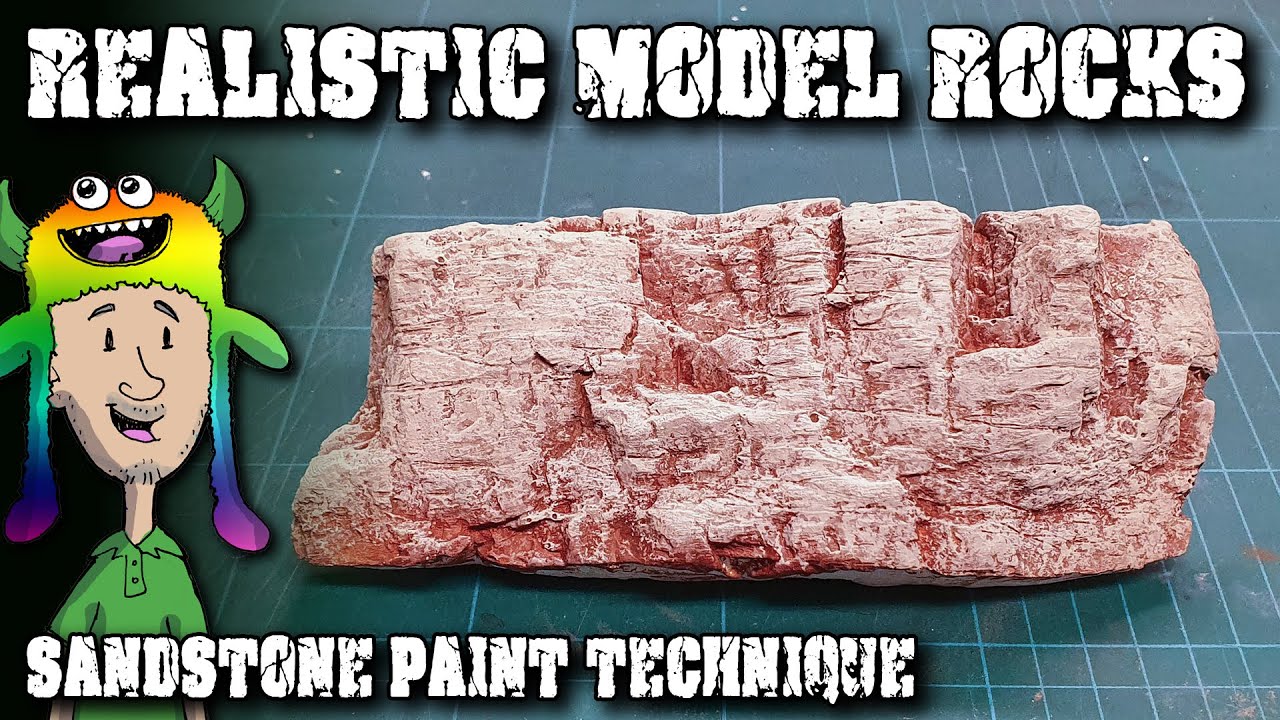 Modelling Realistic Rocks - Sandstone Paint Technique