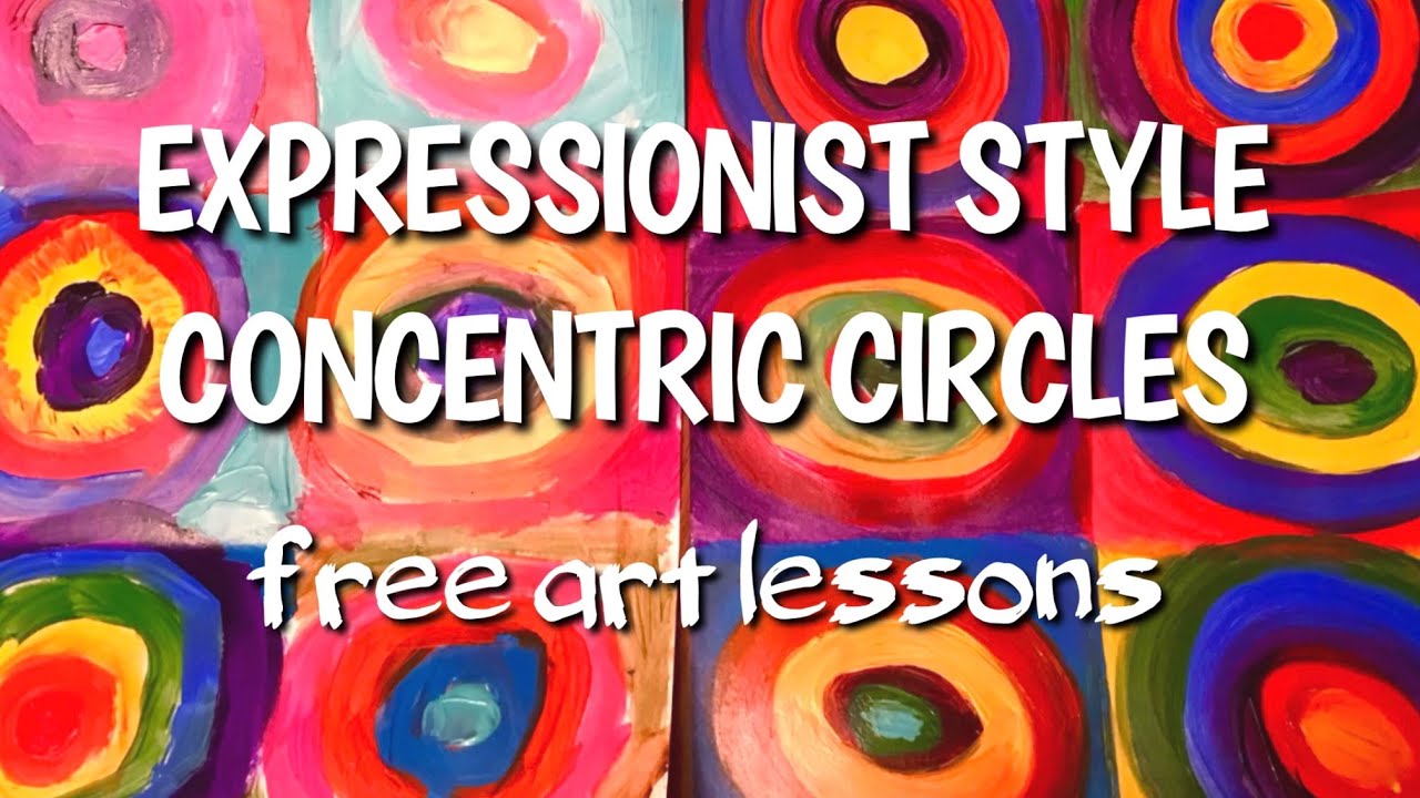 Expressionist Abstract Painting: How to Paint Wassily Kandinsky Style Concentric Circles