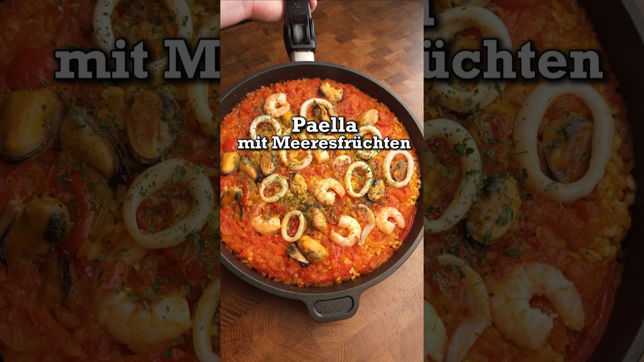Meeresfr&uuml;chte-Paella f&uuml;r jeden Tag &ndash; unkompliziert & lecker #Rezept #lecker #kochen #paella #einfach