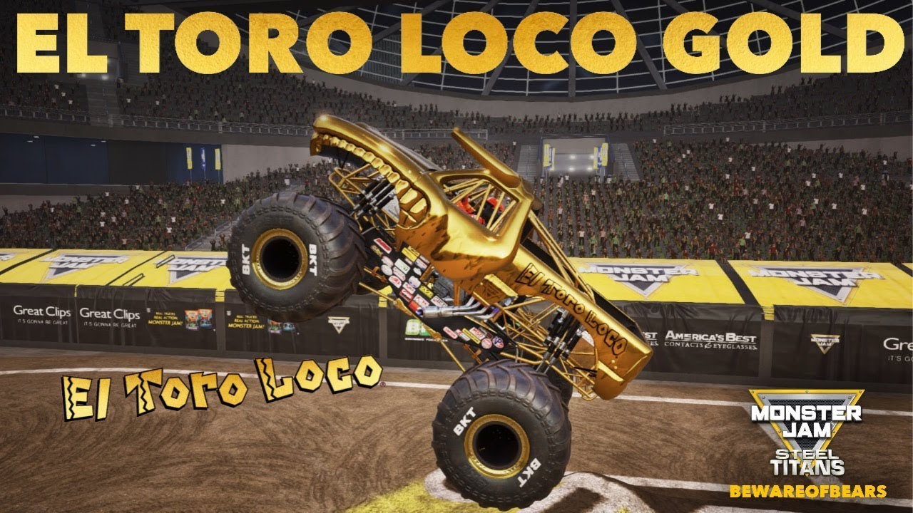 Monster Jam: Steel Titans | El Toro Loco Gold | Freestyle [Gameplay]
