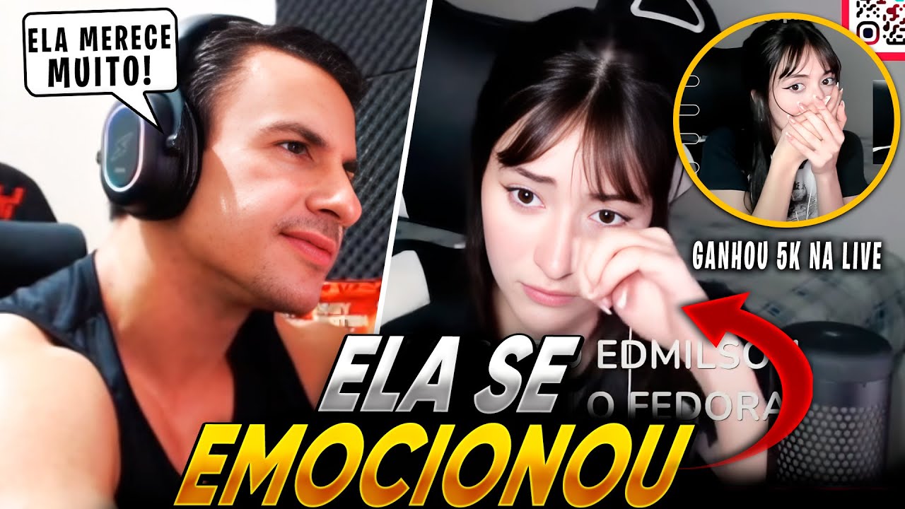 SUPER XAND&Atilde;O REAGE a RHAY se EMOCIONANDO ap&oacute;s receber GANK e BATER META