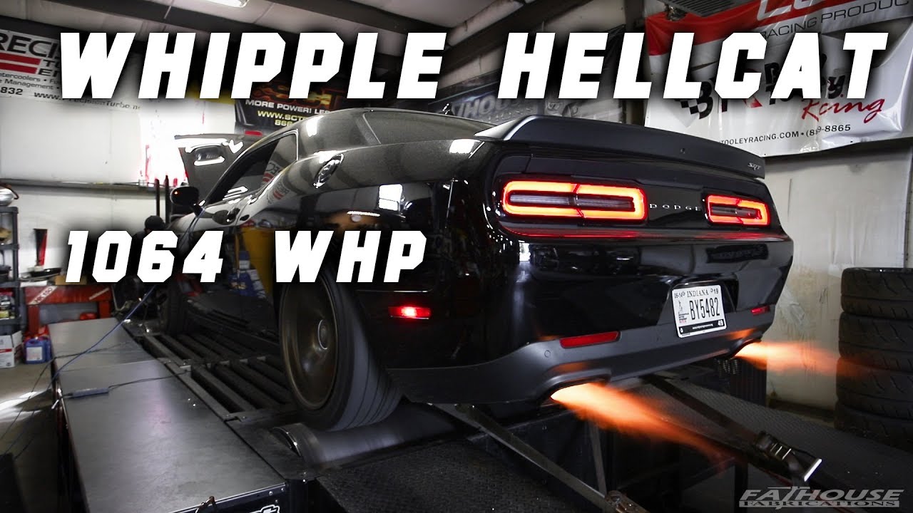 Built Whipple Hellcat Dyno | 1064 whp