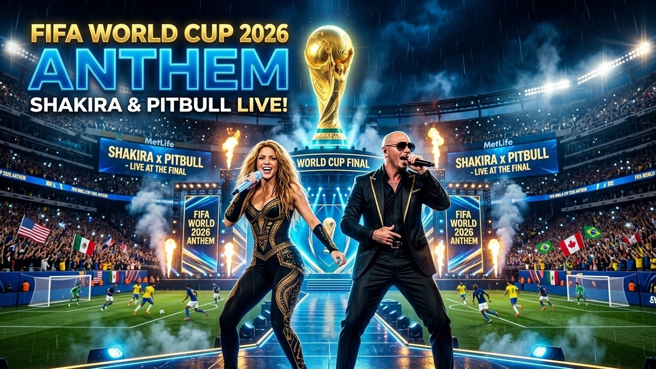 Shakira & Pitbull -  Vamos ⚽ FIFA World Cup Anthem 2026 | World Cup Opening Ceremony Full Event 4K