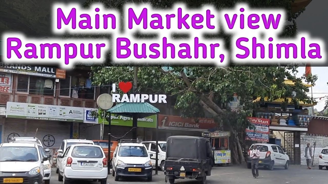Rampur Bushahr Kinnauri Market, Shimla, Himachal Pradesh | Rampur bushahr main market & road trip