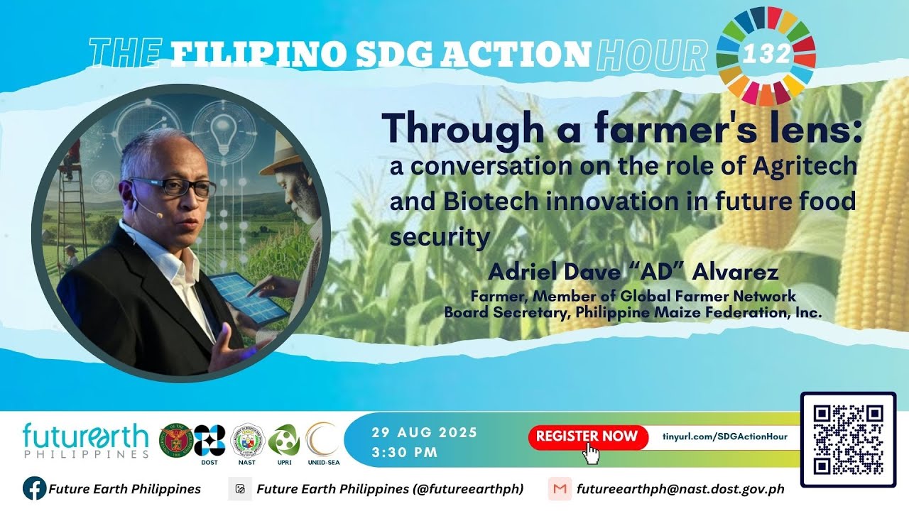 FEP SDG Action Hour 132:Through a farmer's lens  a conversation on the role of Agritech and...