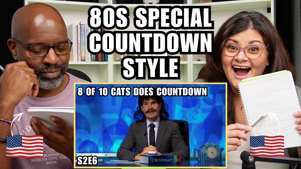 1980s Themed 8 Out of 10 Cats Does Countdown 😂 | S2E6 Americans React