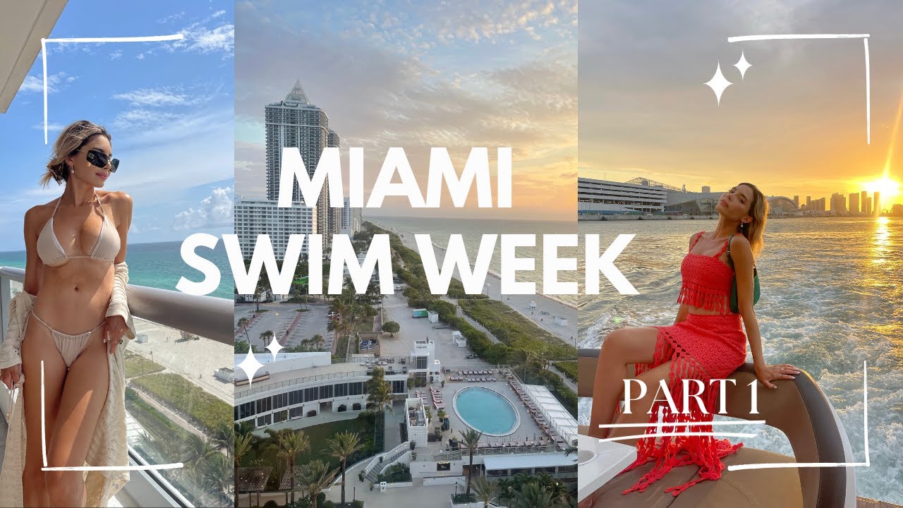 come with me to miami swim week | what it’s really like & why I still attend after ten years  🌴