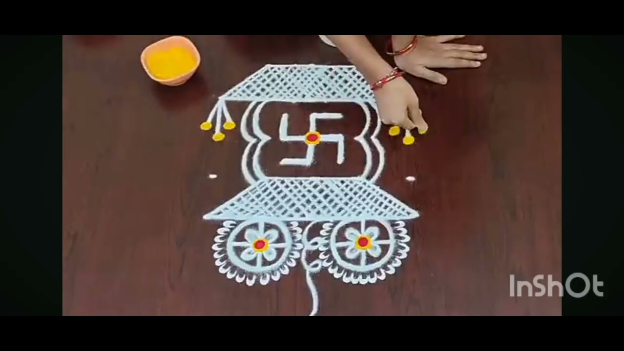 Rathasapthami rangoli #trending #trendingshorts #2025 #trendingshorts 