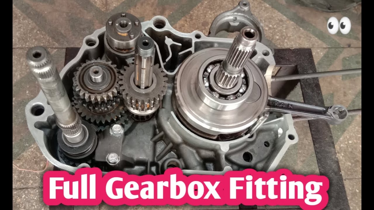 Hero Splendor Engine Gearbox Fitting | Bike Engine Gearbox 🏍