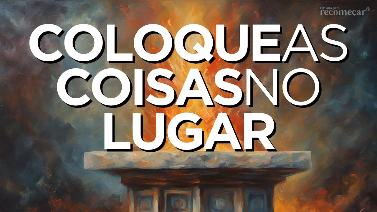COLOQUE AS COISAS NO LUGAR | Culto ComBC ao vivo