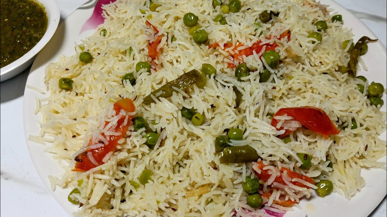 Khiley khiley chawal wala khusboodaar white mater pulao| Mater Pulao Recipe | मटर पुलाव 