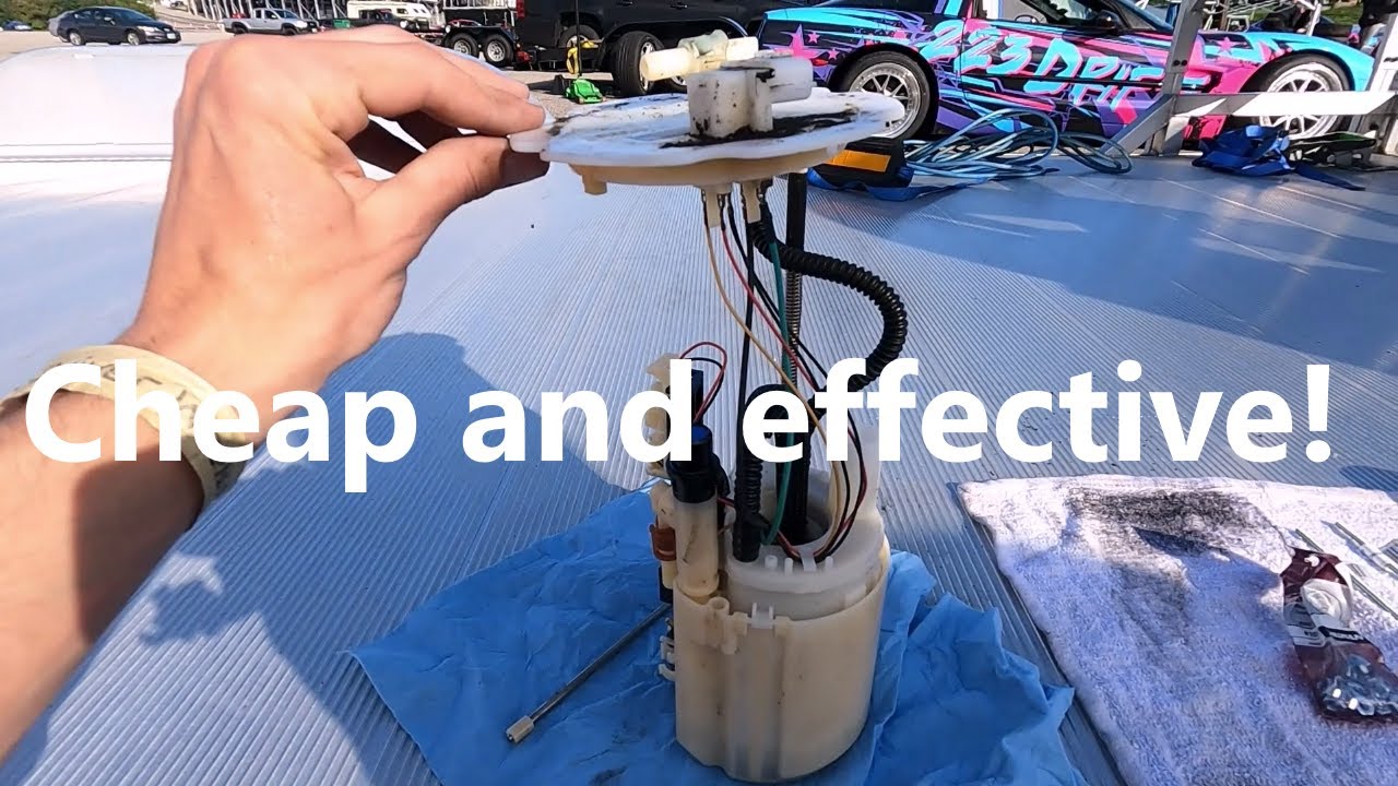 370z cheap fuel top hat fix