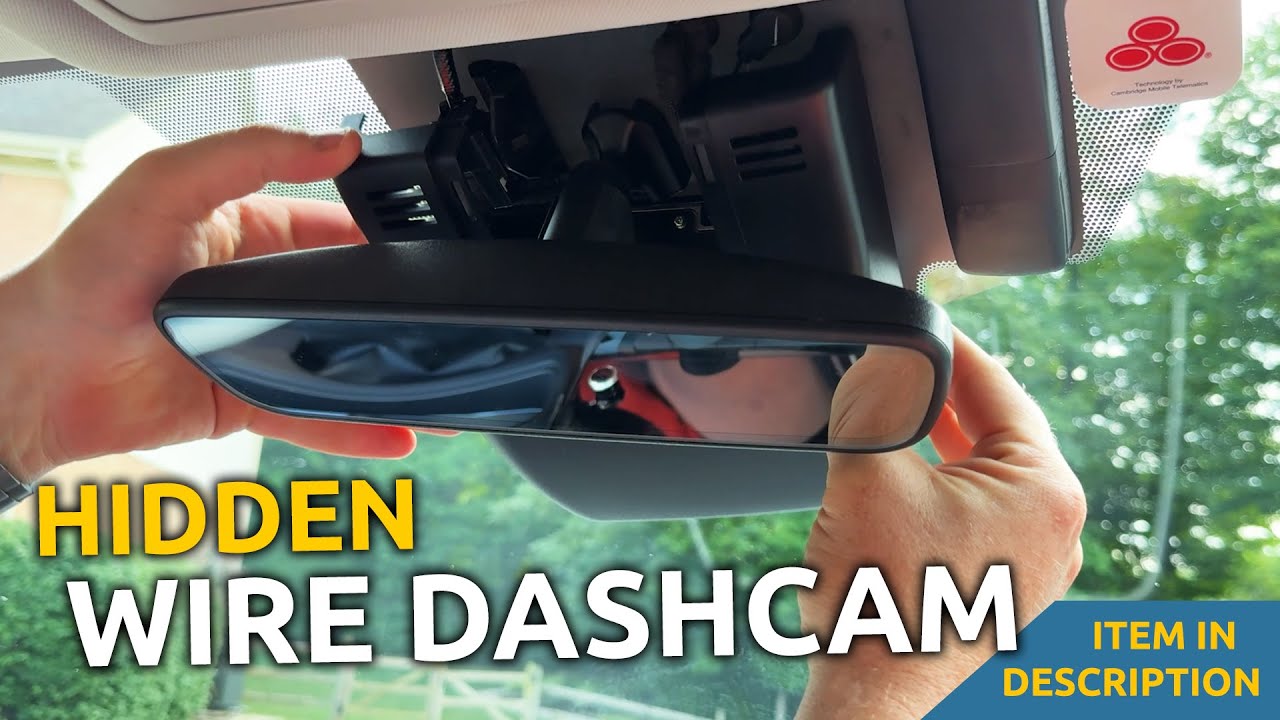 Install a Hidden Wire Dashcam in 1 Minute on Any Vehicle