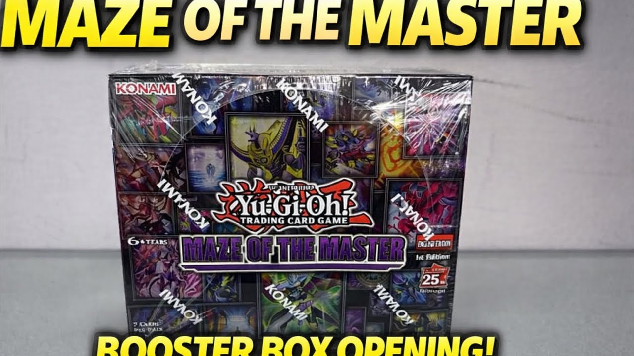 Yu-Gi-oh maze of the master booster box opening