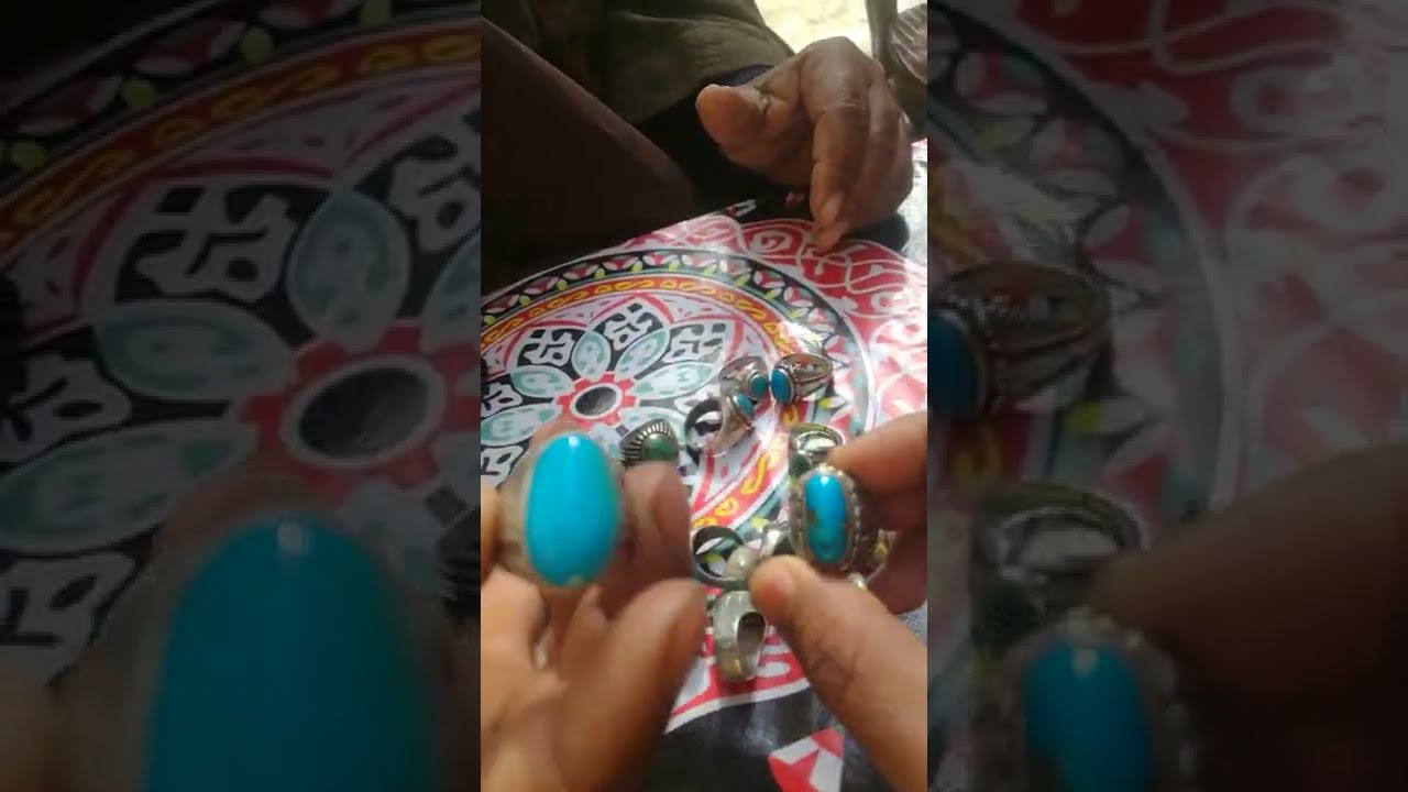 خواتم فيروز أصلية ممنوعه من العرض متع عينك @ملوك_الاحجار
