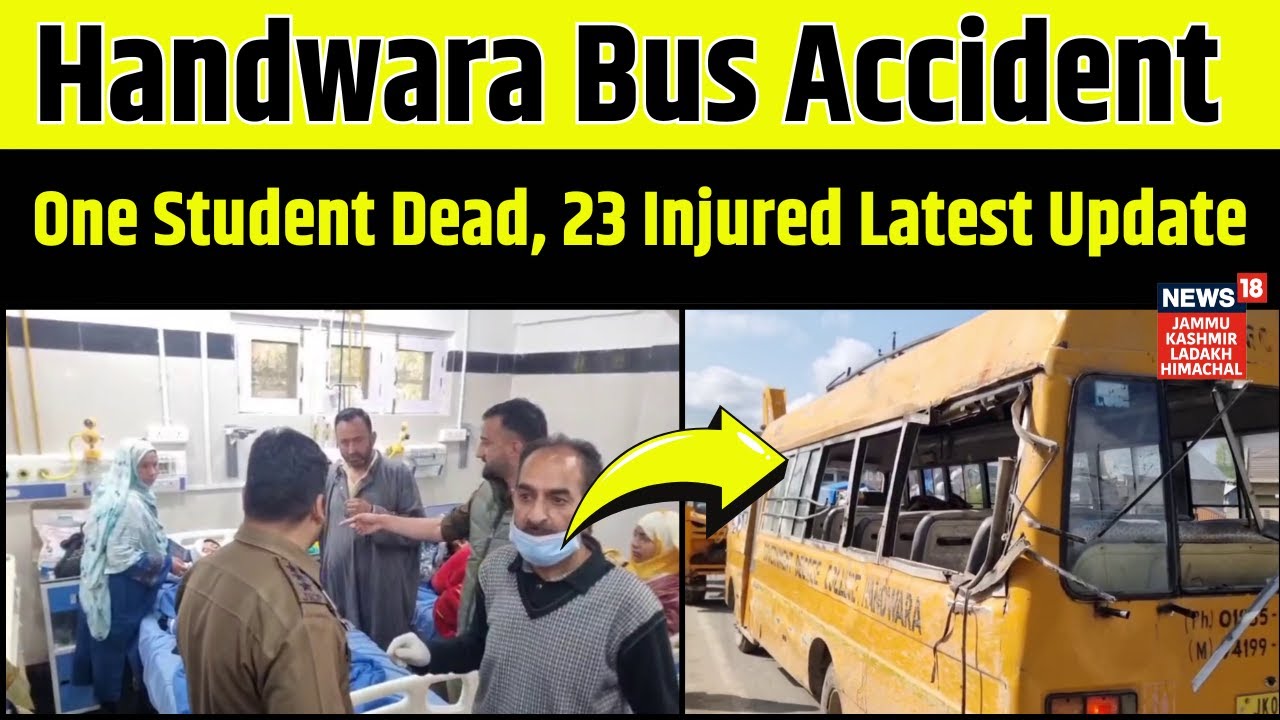 Bus Accident in Handwara, One Student Dead, 23 Injured Latest Update | News18 JKLH | N18V
