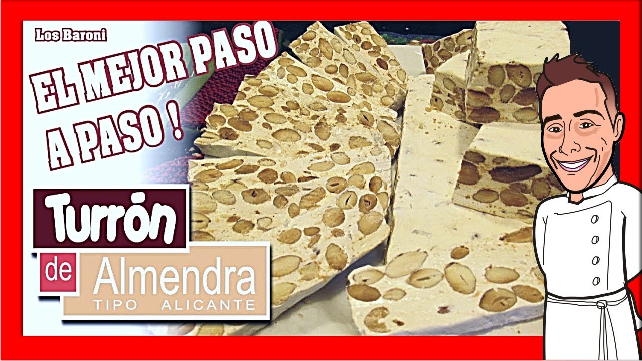 Миндальная нуга типа Аликанте | LOS BARONI | ALMOND NOUGAT