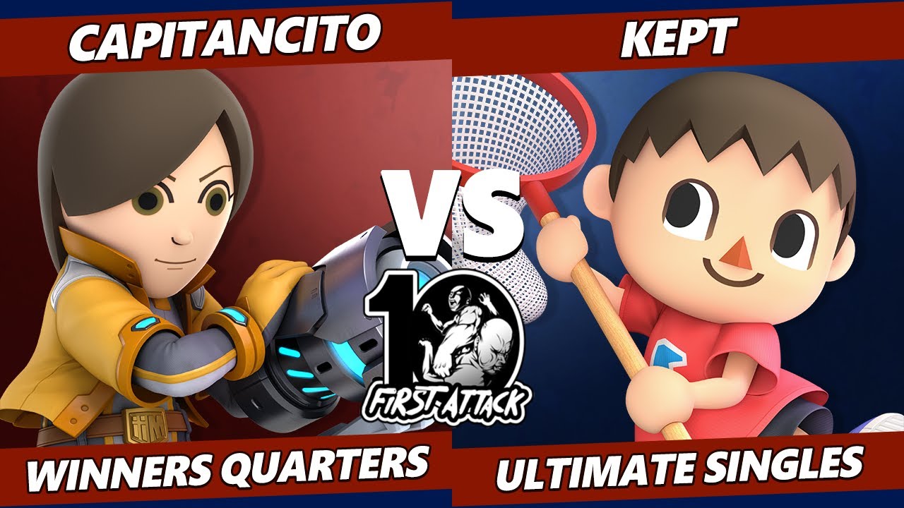 First Attack 2022  - Capitancito (Mii Gunner) Vs. kept (Villager) Smash Ultimate Tournament