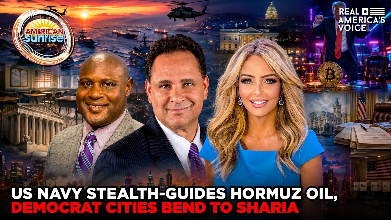 US NAVY STEALTH-GUIDES HORMUZ OIL AS DEM CITIES BEND TO SHARIA | AMERICAN SUNRISE