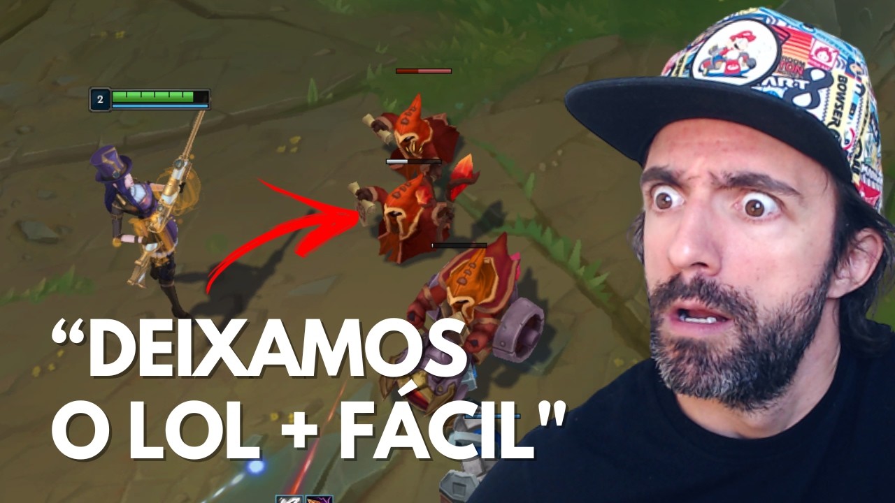 LOL virou um JOGO CASUAL! Agora, o jogo te ajuda a farmar, acredite se puder