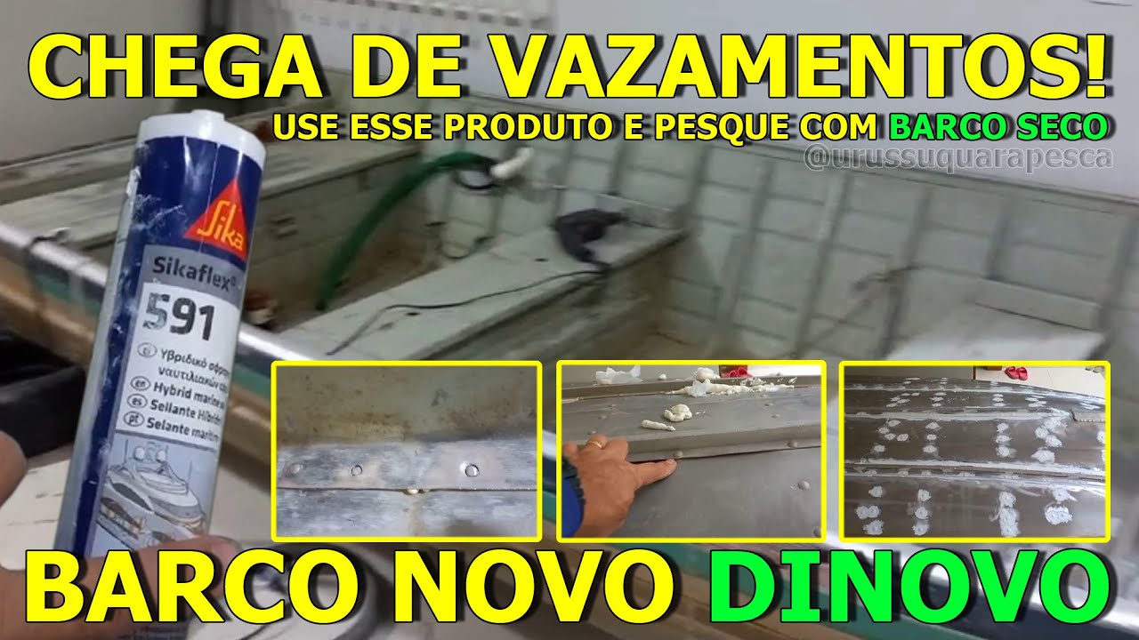COMO TAPAR VAZAMENTOS EM BARCOS