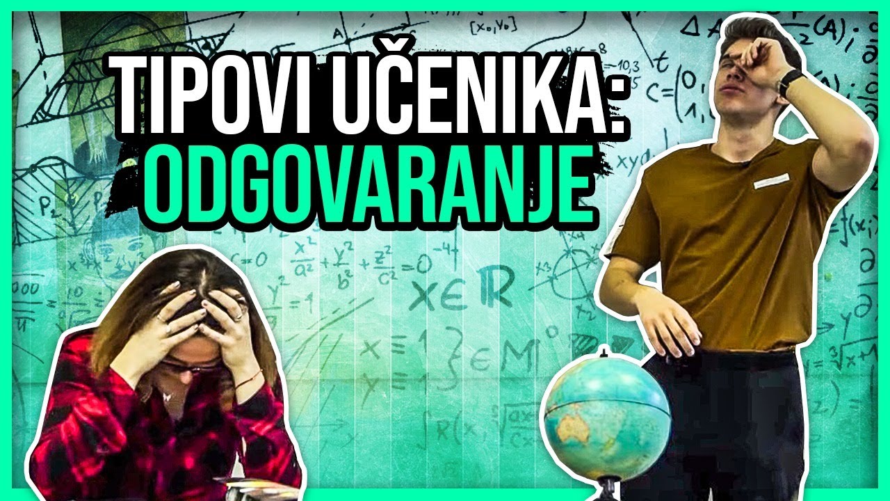 TIPOVI UČENIKA: ODGOVARANJE | TheSikrt & 10ficho & Doris