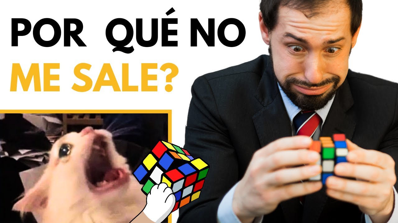 Por estos  3 ERRORES simples NO LOGRAS armar el cubo rubik!