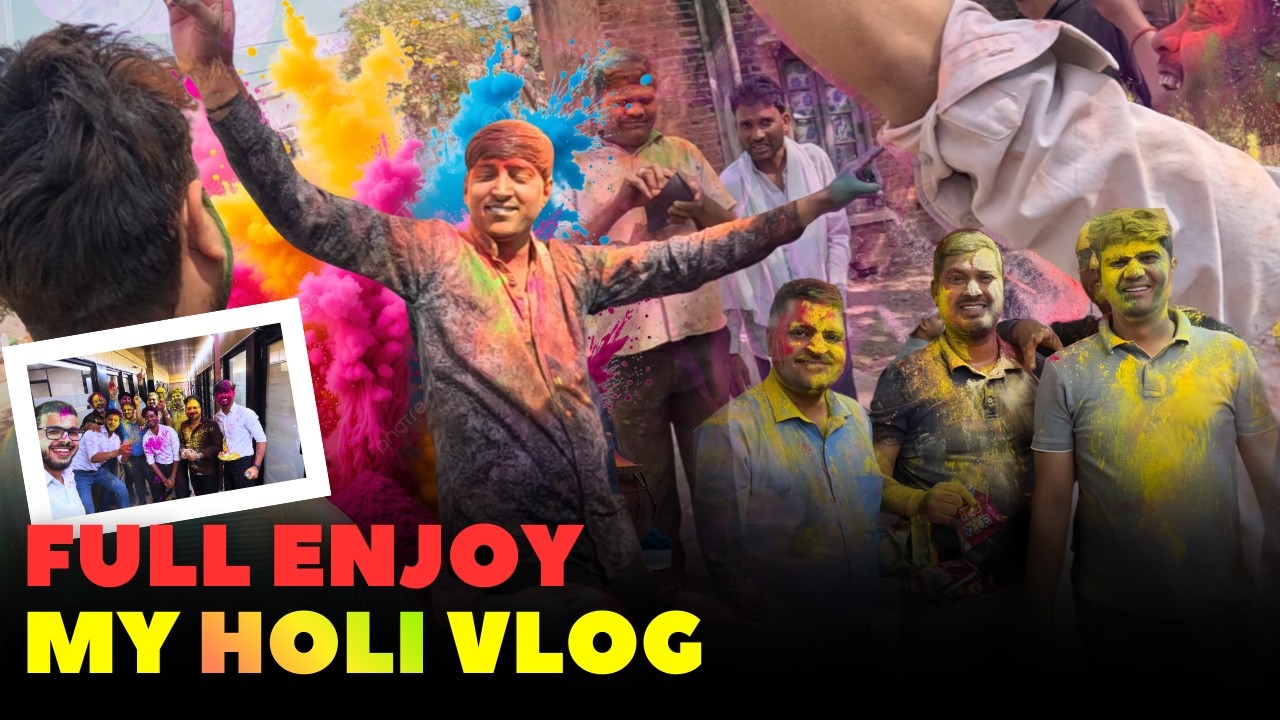 Holi 2026 Vlog 🎨 | Sabse Crazy Holi Celebration with Friends & Family | Desi Holi Fun