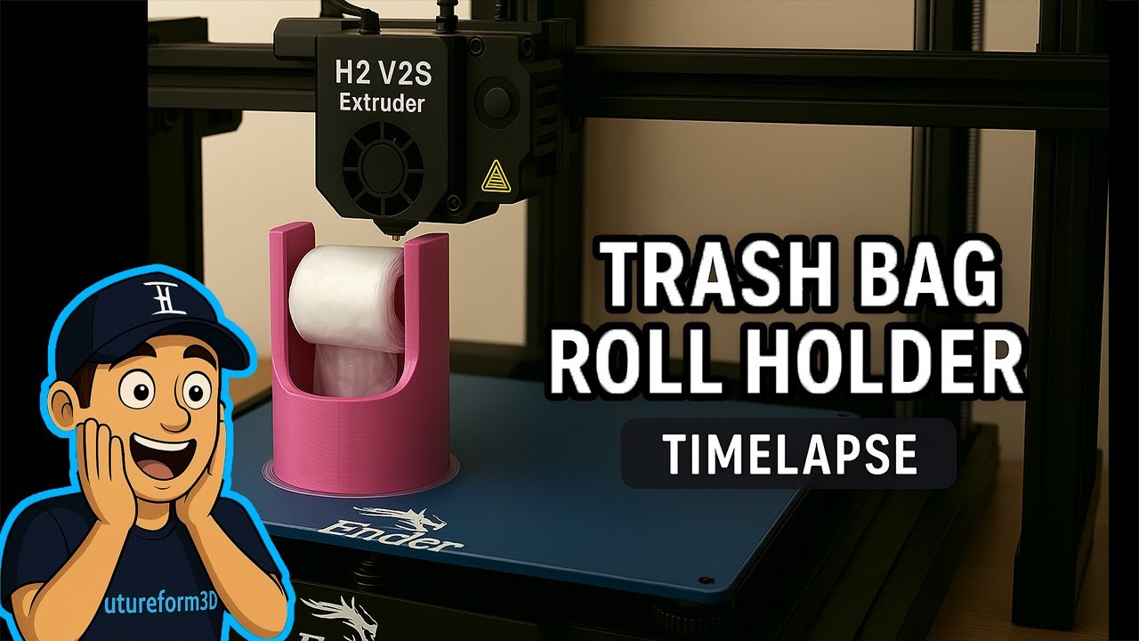 Držák na pytle z tiskárny Ender 6 – 3D tiskový timelapse