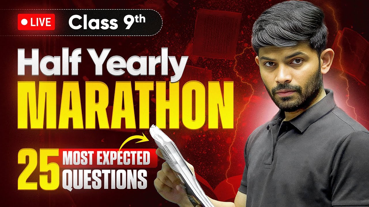 Top 25 Most Expected Questions for Class 9 Social Science | Half Yearly Marathon 2025 #digrajsir