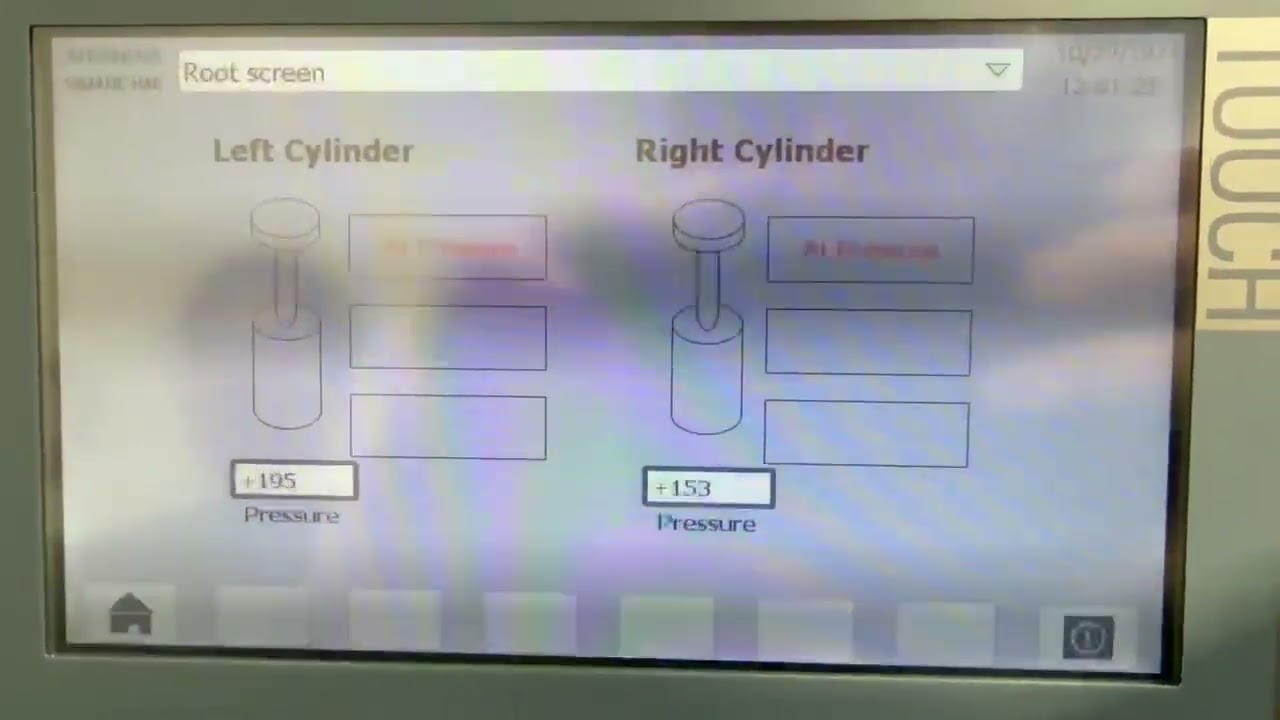 Cookie Cutter HMI Monitoring Screen