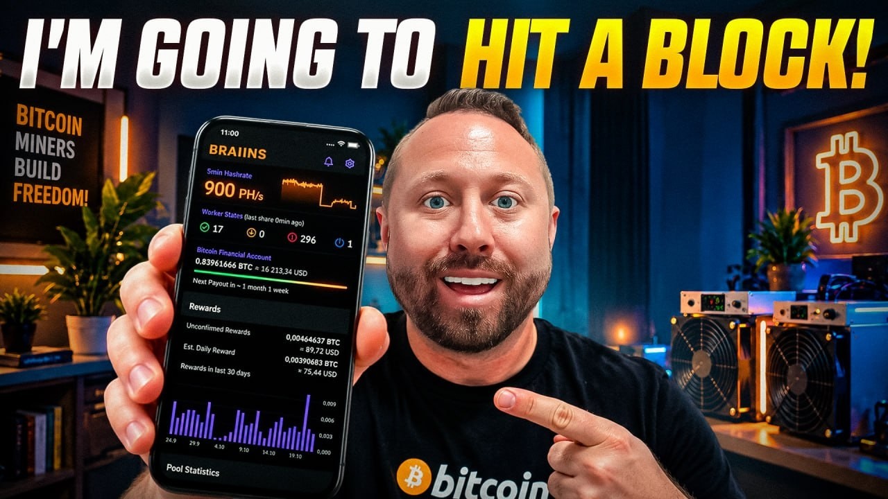 I'm Going To Hit A BITCOIN Block!