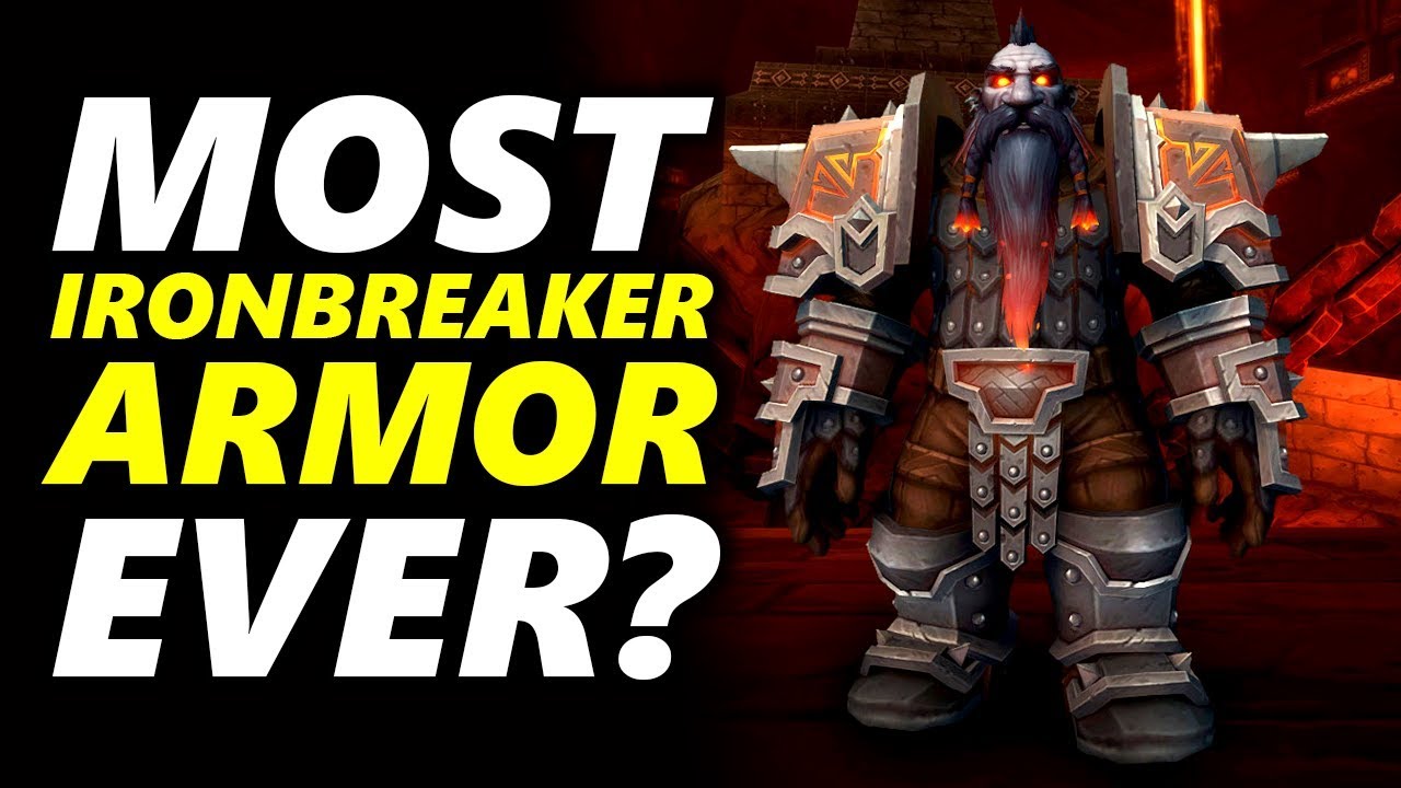 SO I SAW THE DARK IRON DWARVES ARMOR... SAVE ME... Battle for Azeroth