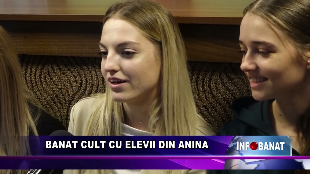 Banat Cult cu elevii din Anina