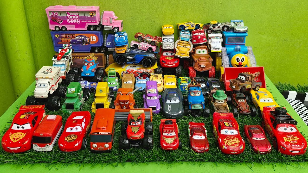 Disney Pixar Cars Unboxing Review | Lightning McQueen, Tow Mater, Doc Hudson, Sally Carrera, Cruz